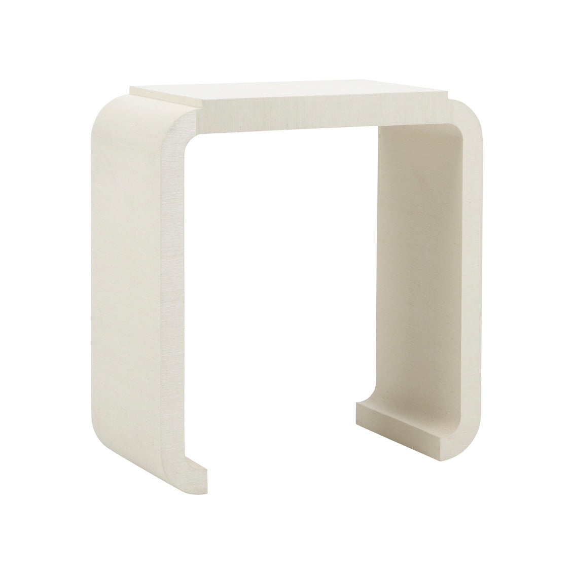 Wildwood Notched Waterfall Console - Grasscloth