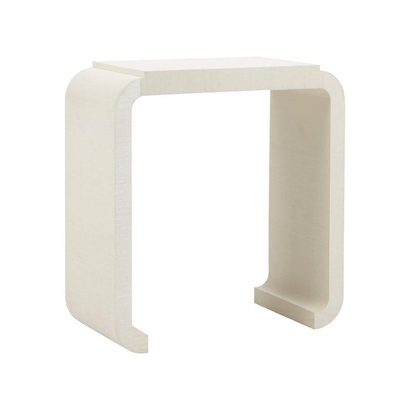 Wildwood Notched Waterfall Console - Grasscloth