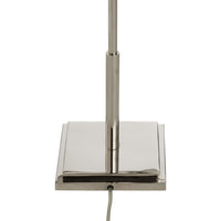 Chelsea House Overhill Floor Lamp - Polished Nickel