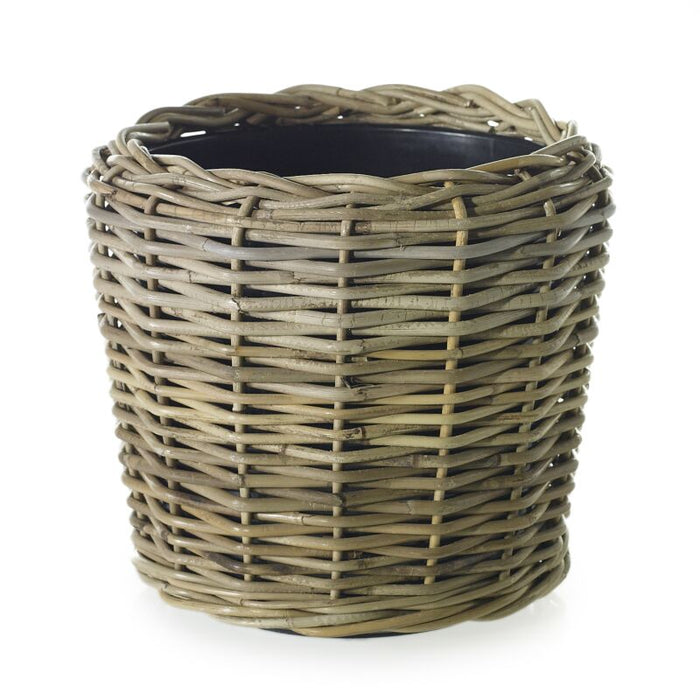 Design Shop Natural Rattan Basket, 13.25" X 11.75".