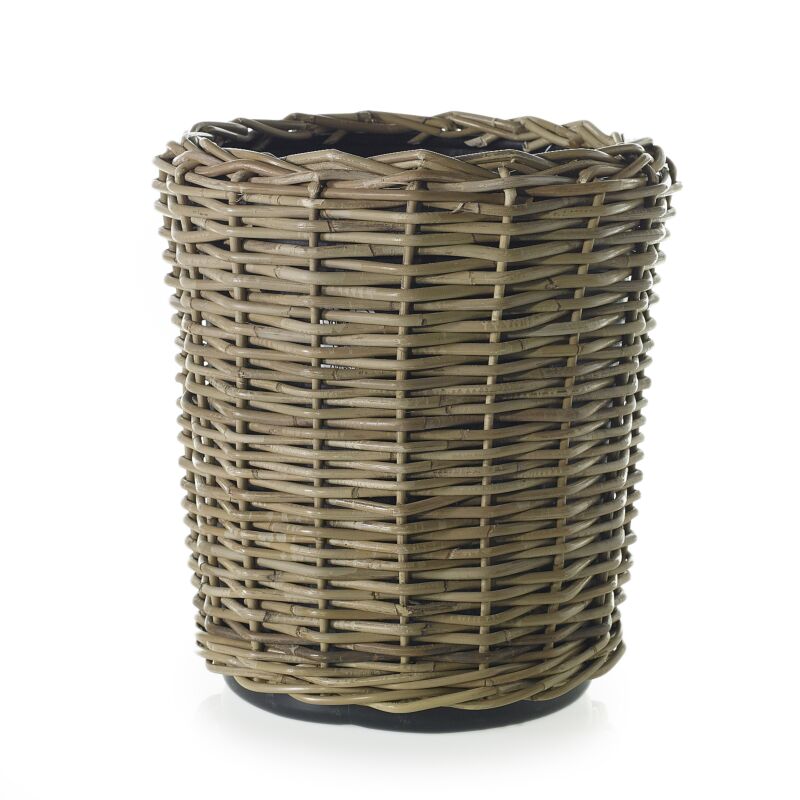 Design Shop Natural Rattan Basket, 16.5" X 17".