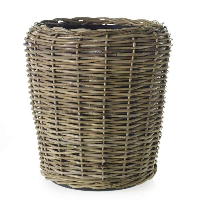 Design Shop Natural Rattan Basket, 18" X 19.5".