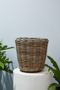 Design Shop Natural Rattan Basket, 18" X 19.5".