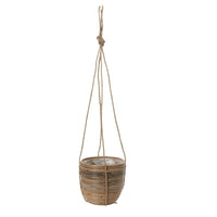 Design Shop Natural Lomita Hanging Pot, 7.75" X 35".