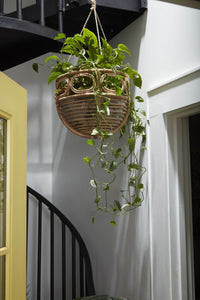 Design Shop Natural Ordesa Hanging Basket, 13.75" X 28".