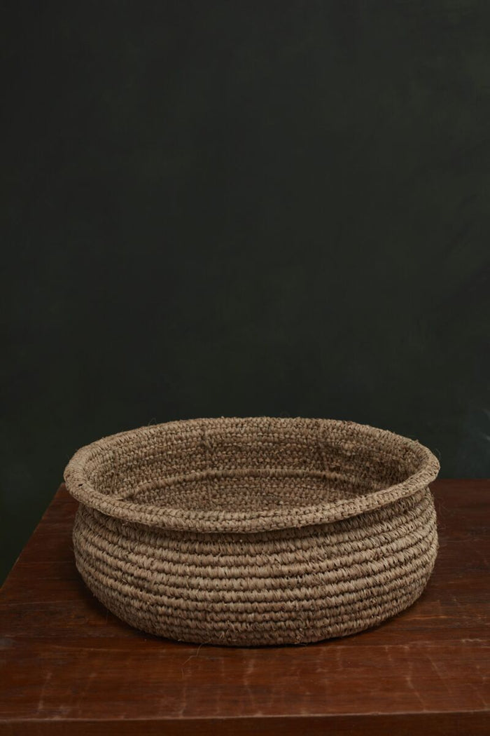 Design Shop Natural Mendocino Basket, 20.25" X 7".