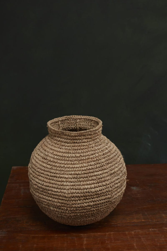Design Shop Natural Mendocino Basket, 15" X 15.75".