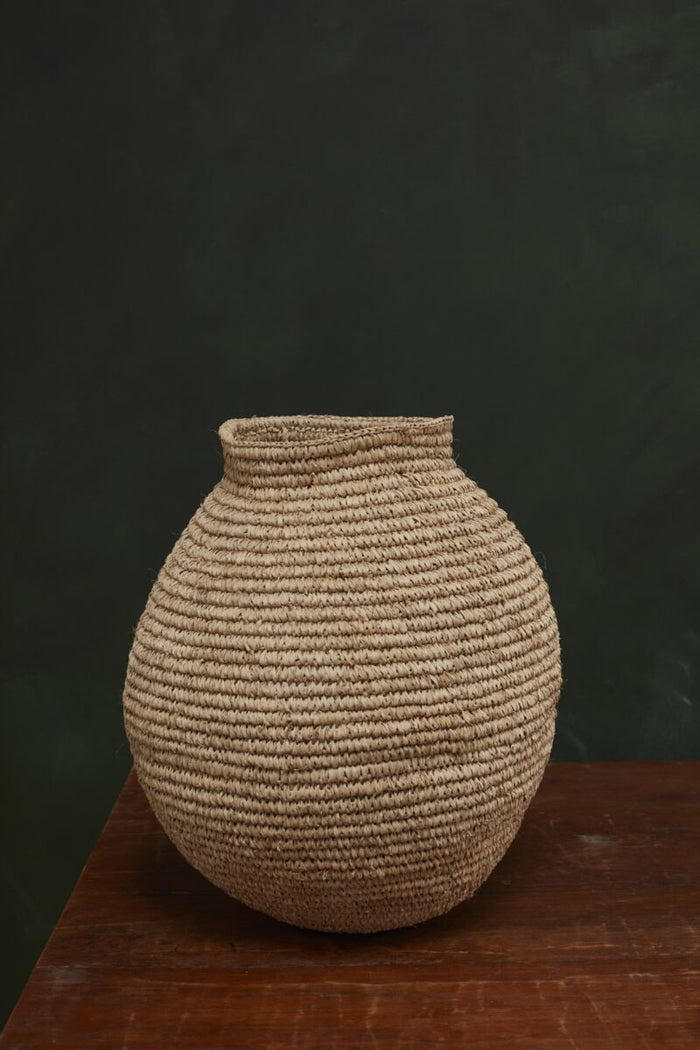 Design Shop Natural Mendocino Basket, 18.5" X 21".
