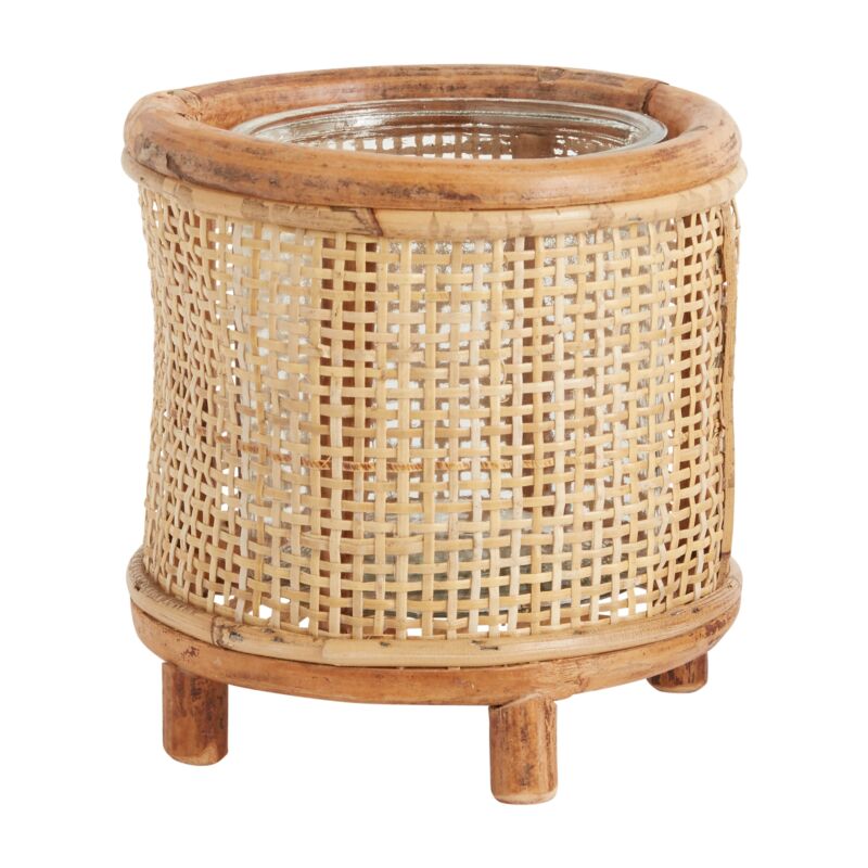 Design Shop Natural Orsen Candleholder, 6.5" X 6.75".