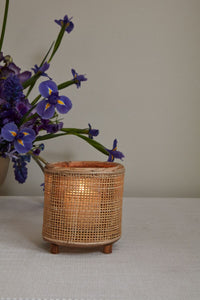 Design Shop Natural Orsen Candleholder, 6.5" X 6.75".