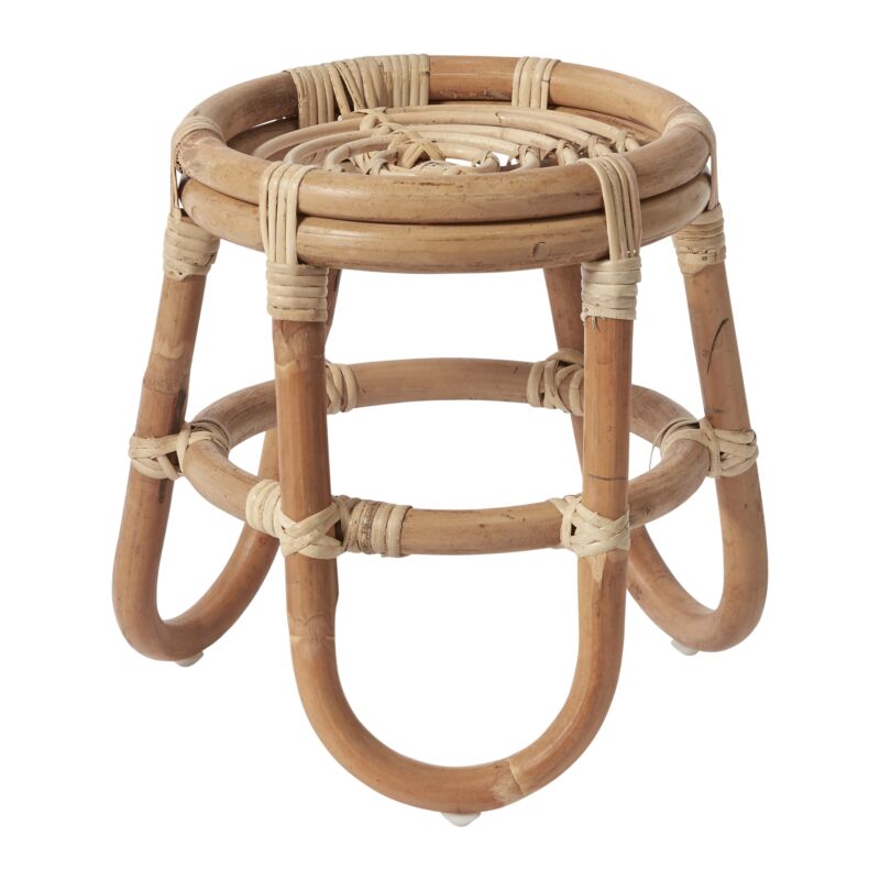 Design Shop Natural Barefoot Plant Stand, 12.75" X 12".