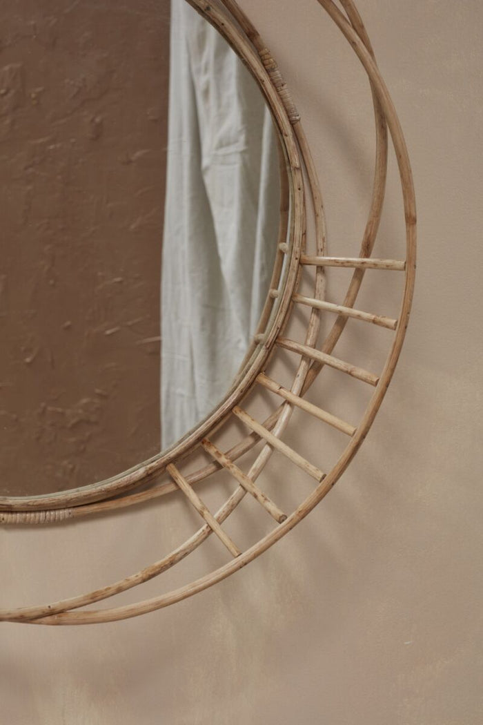 Design Shop Natural Oviedo Mirror, 30" X 31.5".