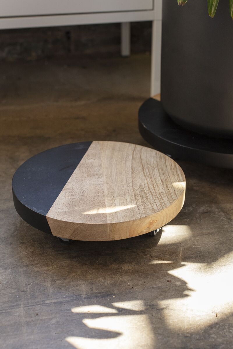 Design Shop Black Kylo Plant Stand, 9.5" X 2.5".