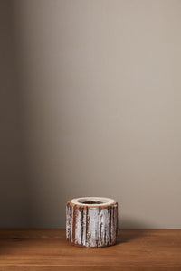 Design Shop Natural Pinefrost Pot, 6.5" X 5.5", Set of 2.