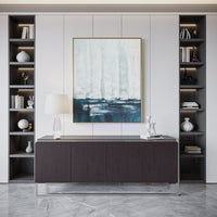 Deep Horizon Framed Canvas Art
