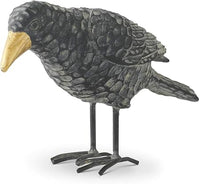 Design Shop Assorted Black Resin Crows with Gold Beak and Metal Feet (4 Styles)