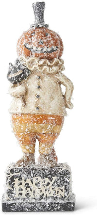 Design Shop Assorted 11.25 Inch Glittered Figures on Happy Halloween, Set of 2