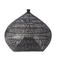 Design Shop Black Zafiro Light Shade, 21" X 20".