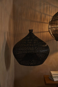 Design Shop Black Zafiro Light Shade, 21" X 20".
