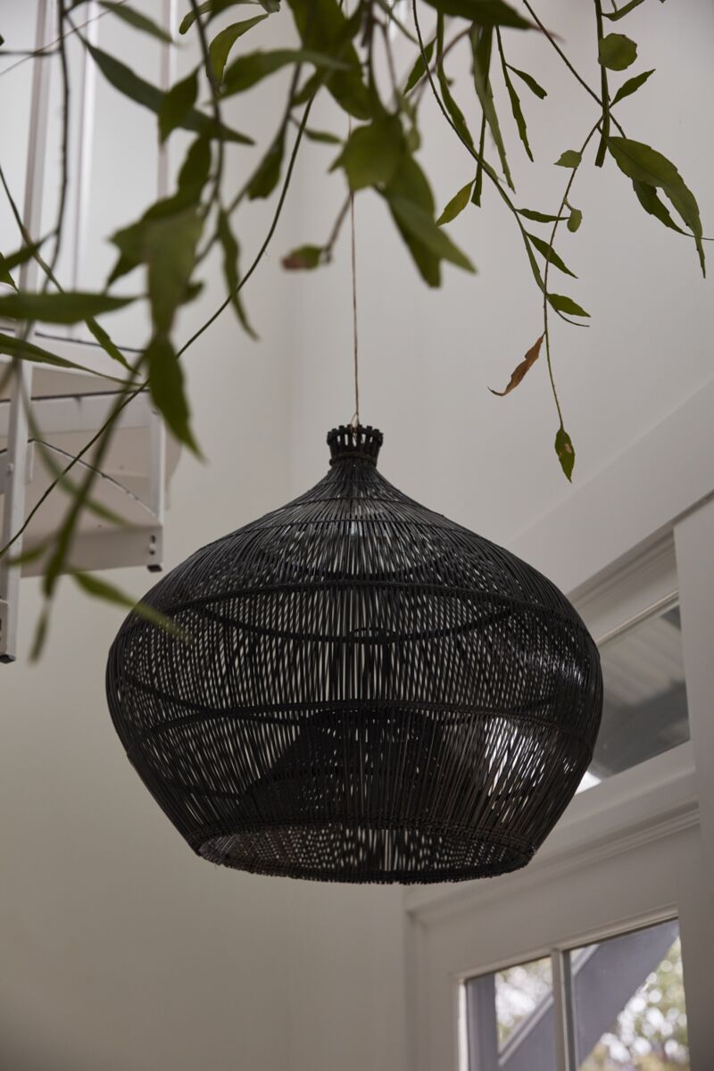 Design Shop Black Zafiro Light Shade, 21" X 20".
