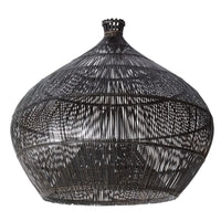 Design Shop Black Zafiro Light Shade, 31" X 30".
