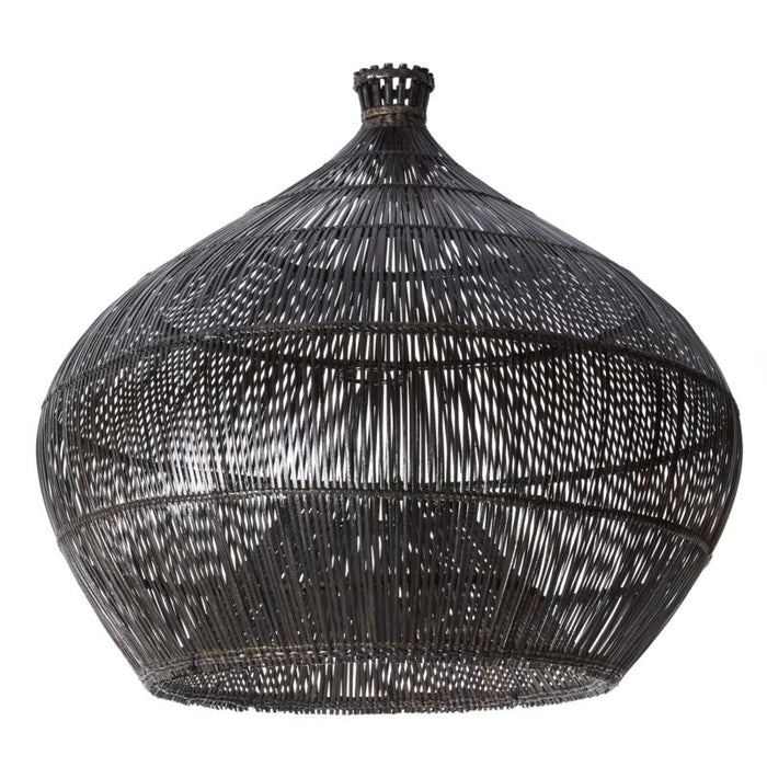 Design Shop Black Zafiro Light Shade, 31" X 30".