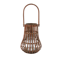 Design Shop Brown Tavira Lantern, 13.25" X 17.5".
