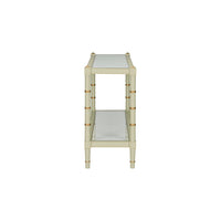 Chelsea House Conner Cane Console - Green