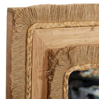 Wood Rectangular Wall Mirror