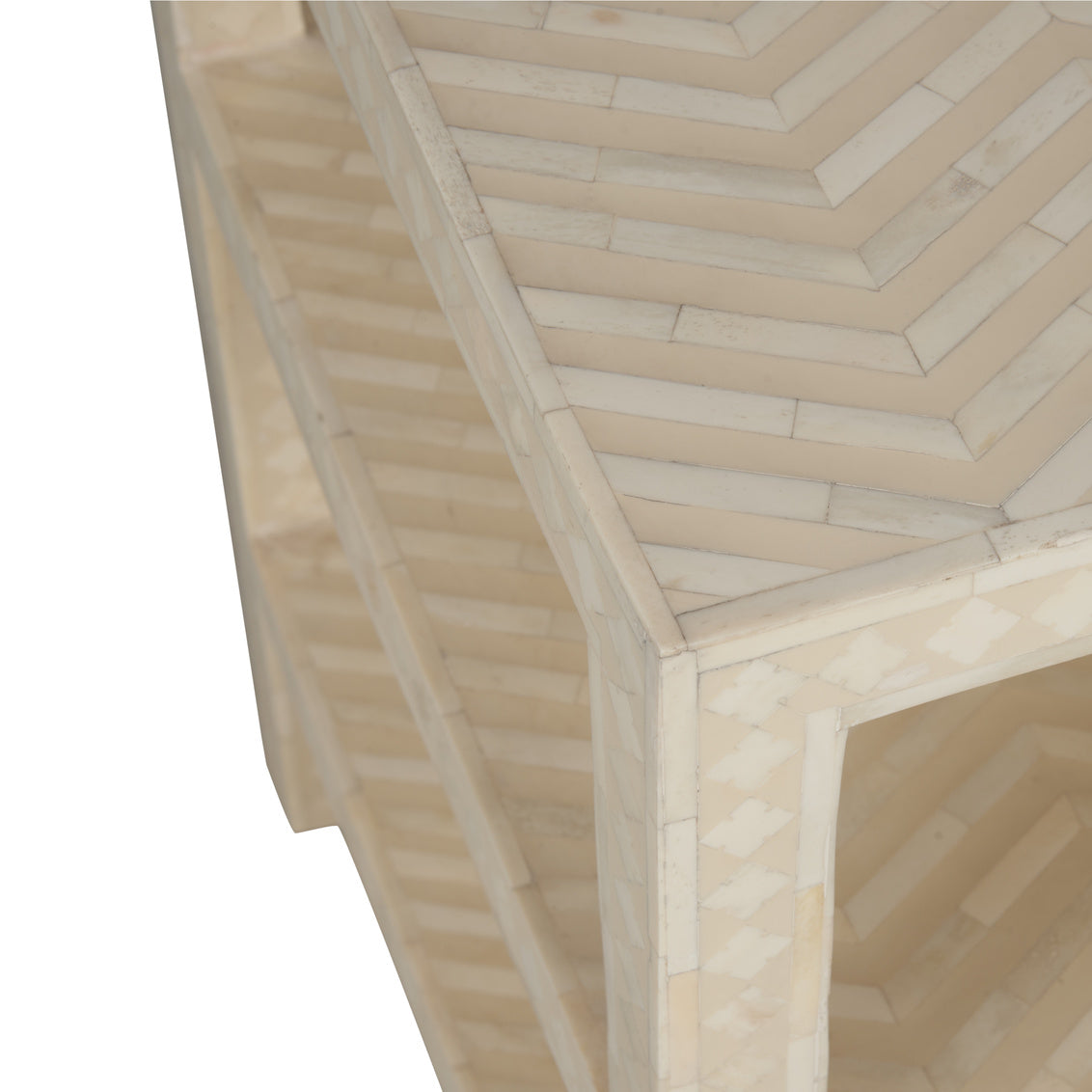 Chelsea House Leaf Inlay Side Table