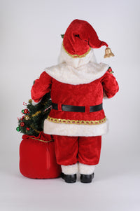 Karen Didion Lighted Christmas Spirit Santa