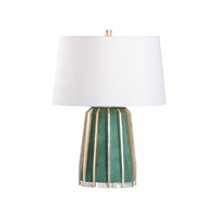 Chelsea House Shagreen Lamp - Green