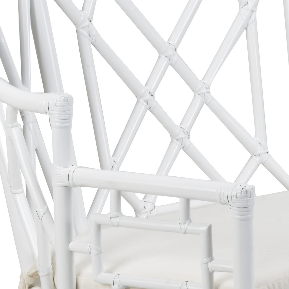Wildwood Wild Palm Settee - White