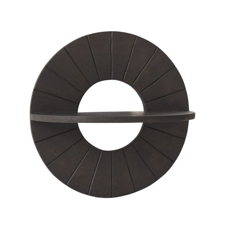 Design Shop Black Santander Shelf, 10.25" X 10.25".