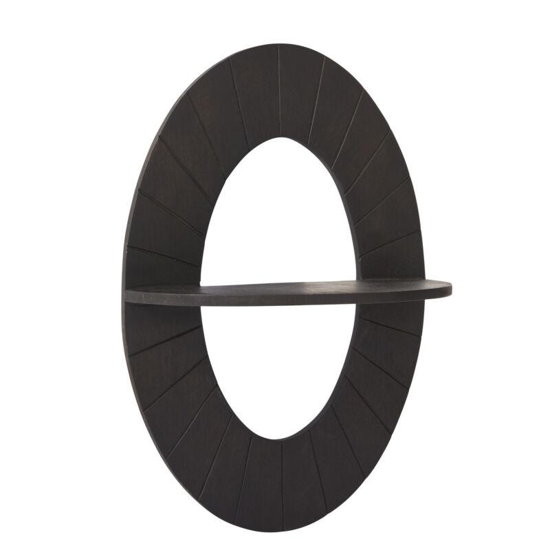 Design Shop Black Santander Shelf, 12" X 17.25".