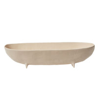 Design Shop Off-White Rahala Boat, 15.25" X 3.5".