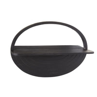 Design Shop Black Ebro Mirror, 29.75" X 20.5"