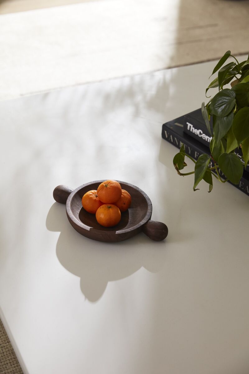 Design Shop Natural Brownwood Tray, 10.5" X 1.5", Set of 2.