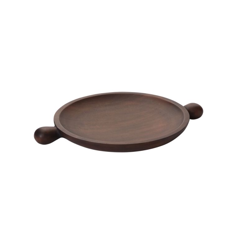 Design Shop Natural Brownwood Tray, 15.75" X 1.5".