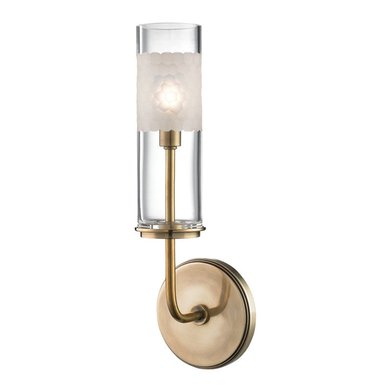 Hudson Valley - 3901-AGB - LED Wall Sconce - Wentworth - Aged Brass
