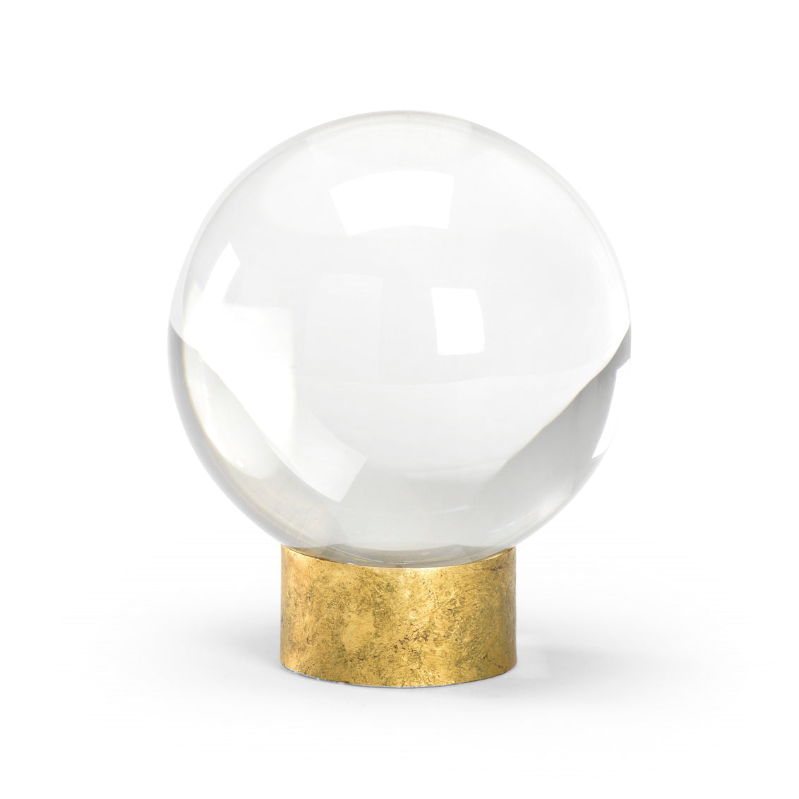 Chelsea House Crystal Ball On Stand - Gold