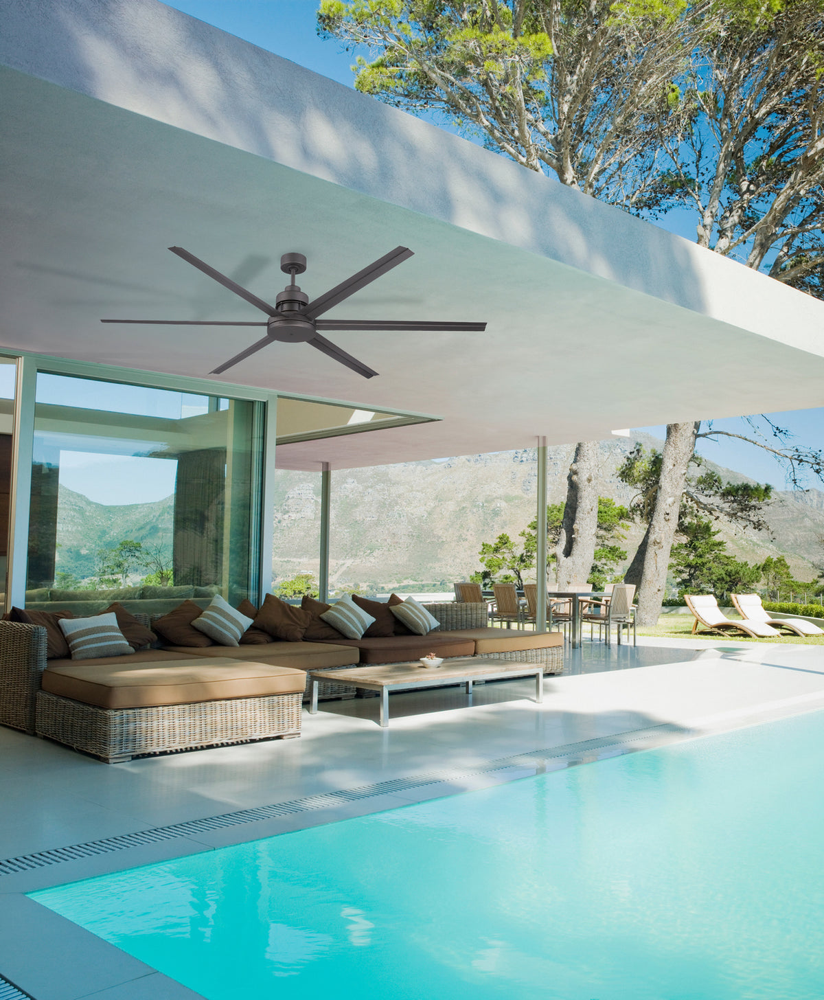 Craftmade - MND72ESP6 - 72" Ceiling Fan - Mondo 72" Indoor/Outdoor - Espresso