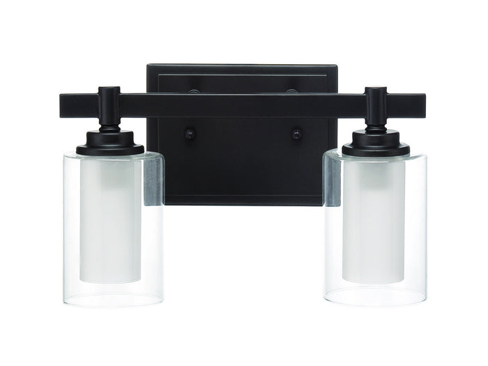 Craftmade Two Light Vanity from the Celeste collection in Espresso finish