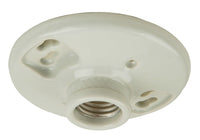 Craftmade One Light Socket Lamp Holder from the Keyless Fixtures and Access. collection in Porcelain finish