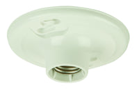 Craftmade One Light Socket Lamp Holder from the Keyless Fixtures and Access. collection in White finish