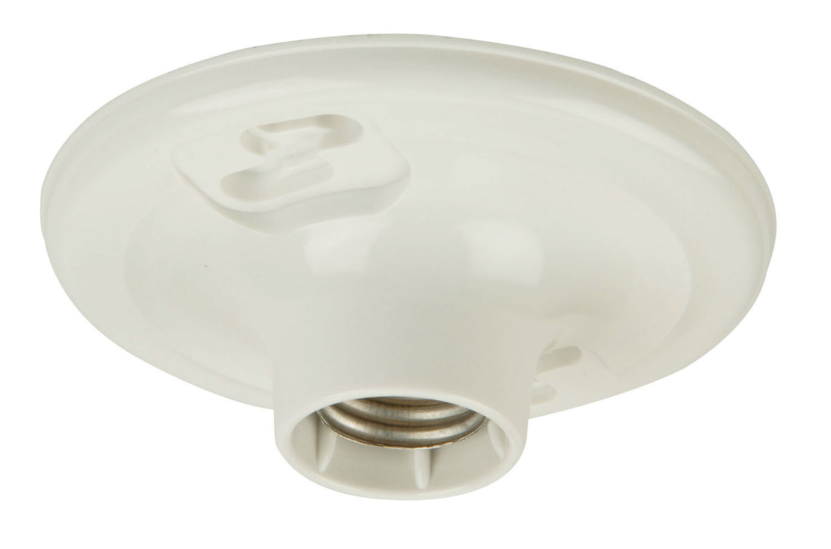 Craftmade One Light Socket Lamp Holder from the Keyless Fixtures and Access. collection in White finish