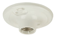 Craftmade One Light Socket Lamp Holder from the Keyless Fixtures and Access. collection in White finish