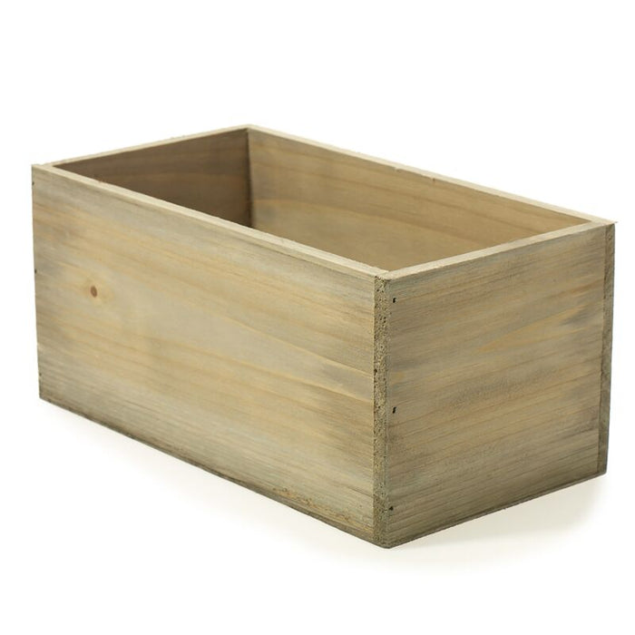 Design Shop Natural Woodland Planter, 9.5" X 4.5".