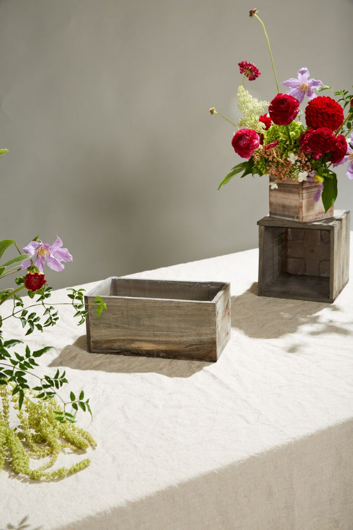 Design Shop Natural Woodland Planter, 9.5" X 4.5".