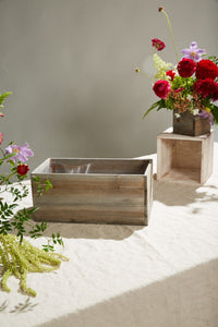 Design Shop Natural Woodland Planter, 13.5" X 6".